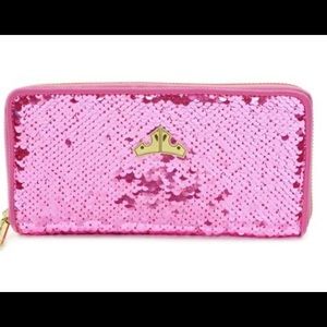 LOUNGEFLY DISNEY SLEEPING BEAUTY SEQUIN WALLET